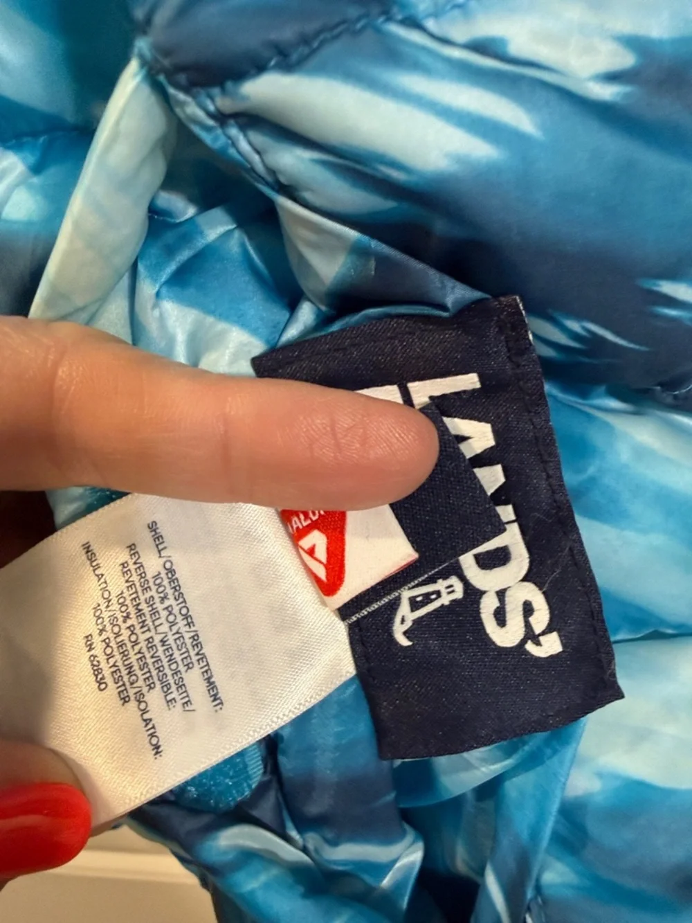 Lands’ End Kids Reversible Insulated Fleece Jacket - medium 8